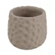 Beton kaspó nyomott mintázattal 12 x 11 cm – Szürke