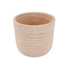 Bordázott beton kaspó púderrózsaszín 10×9,5 cm