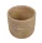 Kerek rusztikus beton kaspó bézs 14×12,5 cm