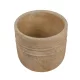 Kerek rusztikus beton kaspó bézs 14×12,5 cm