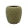 Beton kaspó dombormintás mintázattal 13 x 13,5 cm – Zöld