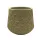 Beton kaspó réti virág mintával 15 x 13 cm – Zöld