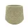 Beton kaspó réti virág mintával 15 x 13 cm – Világoszöld