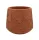 Beton kaspó réti virág mintával 13 x 11 cm – Terrakotta