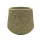 Beton kaspó réti virág mintával 13 x 11 cm – Zöld