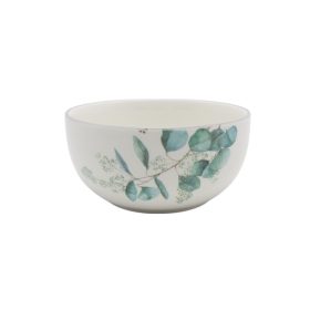 Kerámia tál eukaliptusz mintával 580ml 