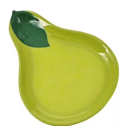 Gyümölcsös tányér lapos 23mm - körte