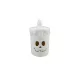 LED-es porcelán gyertya – Franky mintával 10 cm
