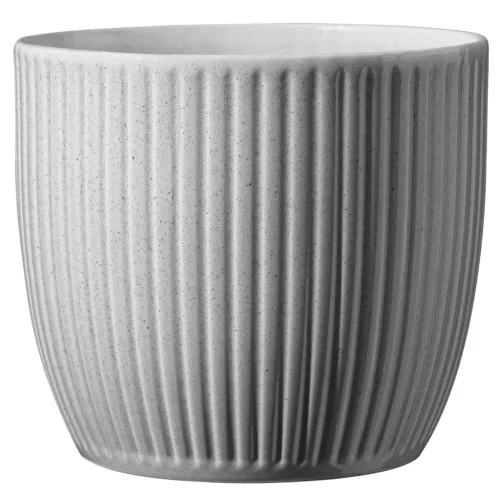 Kerámia kaspó Belice Delight szürke 14x13 cm