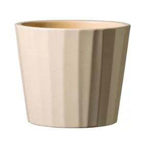   Kerámia kaspó Umea barista zab színű  9x7cm magában bordás