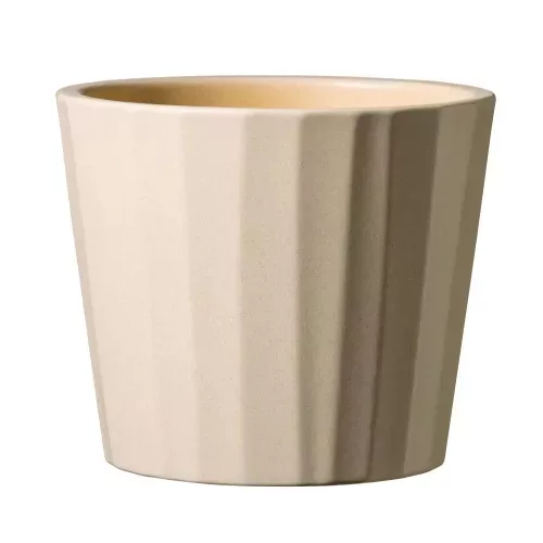 Kerámia kaspó Umea barista zab. 13x11cm magában bordás