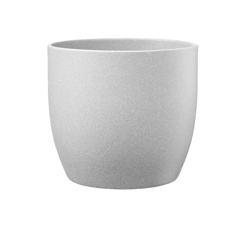 Kerámia kaspó basel stone gray 14x13cm