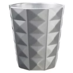 Kerámia kaspó orchidea ezüst 13x15cm