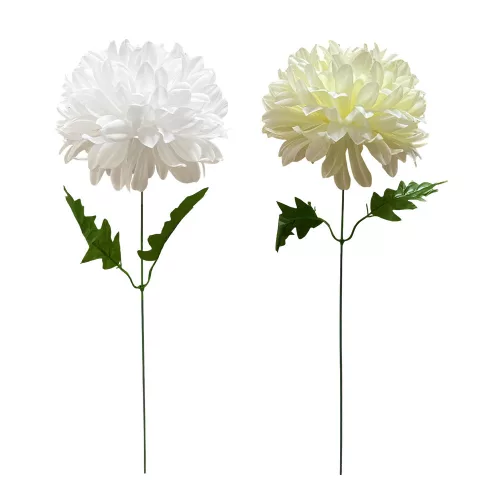 Selyem szálas krizantém/db 50cm