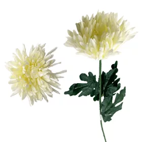 Élethű selyemvirág szálas krizantém 77 cm fehér