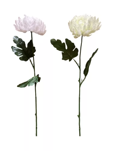 Selyem szálas krizantém/db 50cm