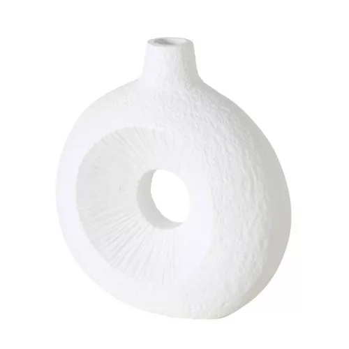 Váza Lamony 19cm matt fehér