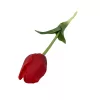 Élethű szálas gumi tulipán - Piros