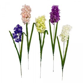   Selyem szálas élethű jácint 50cm több színben, választható