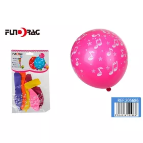 Lufi latex 30 cm hangjegyes