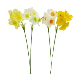 Selyem szálas nárcisz több színben választható 35cm