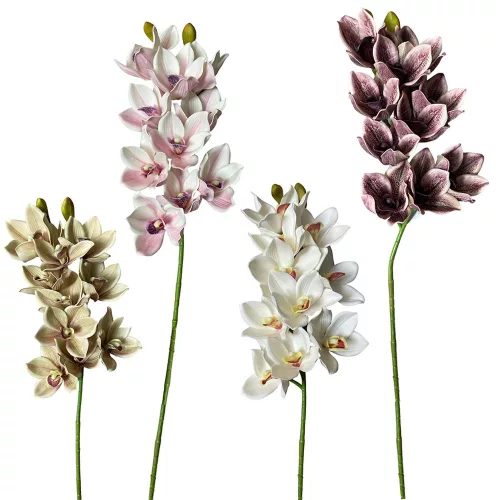 Polifoam orchidea ág  74cm, választható