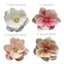 Polifoam magnólia ág 3 virággal 72cm, választható