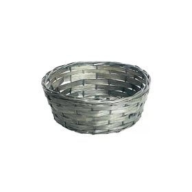 Bambusz kosár zöldes szürke cm 15x13x5,5cm