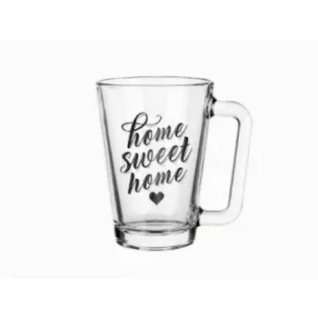 Bögre üveg 250ml "home sweet home"