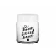 Tároló üveg 290ml "home sweet home"