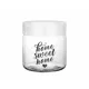 Tároló üveg 636ml "home sweet home"