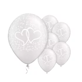 Lufi latex szívmintás krém 5 db 30 cm