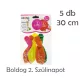 Lufi latex 5db 30 cm Boldog születésnapot szines 2-es