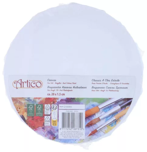 Festővászon kerek 20cm ARTICO