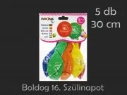 Lufi latex 5db 30 cm szines 16-os