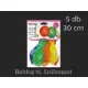 Lufi latex 5db 30 cm szines 16-os