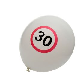 Lufi latex 6 db 30 cm fehér 30-as