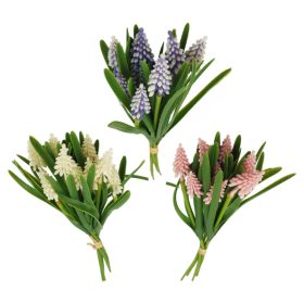 Élethű 5 szálas kötegelt gyöngyike lila