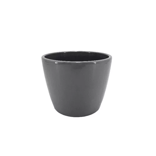 Kerámia kaspó Ziertopf 14cm szürke