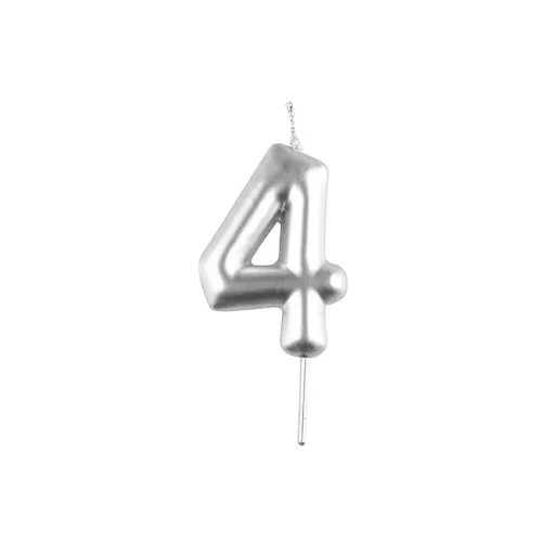 Gyertya ezüst 4-es