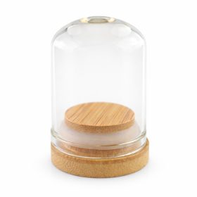 Üvegbúra bambusz talpon szilikon tömítéssel 30x40mm