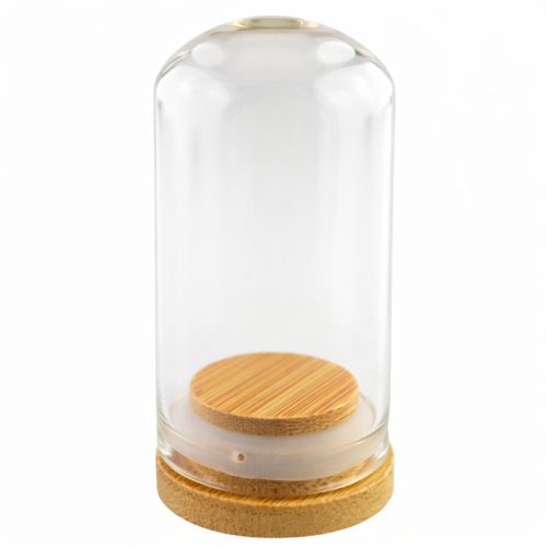 Üvegbúra bambusz talpon szilikon tömítéssel 30x60mm