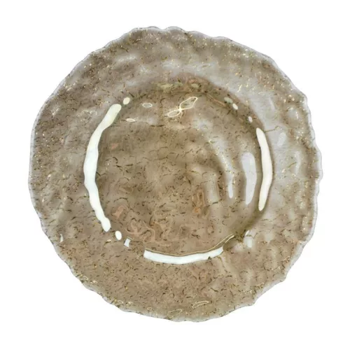 Desszertes tányér Terra füstös 21cm