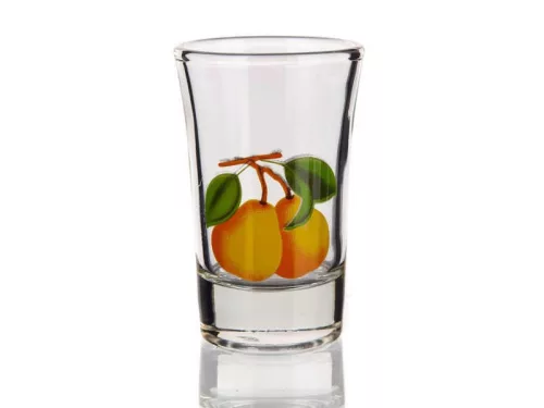 Szeszes pohár 40ml 6db-os szett - körte