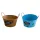 Bádog kaspó kerek Mum garden 18x14cm választható