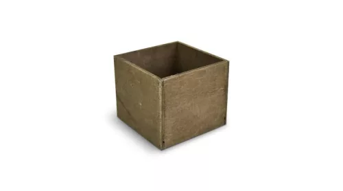 Dekorláda rusztikus kocka 13x13x11cm