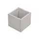 Dekorláda fehér kocka 9x9x8cm