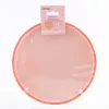 Papír tányér narancs/rózsaszín 6db (21,5cm)
