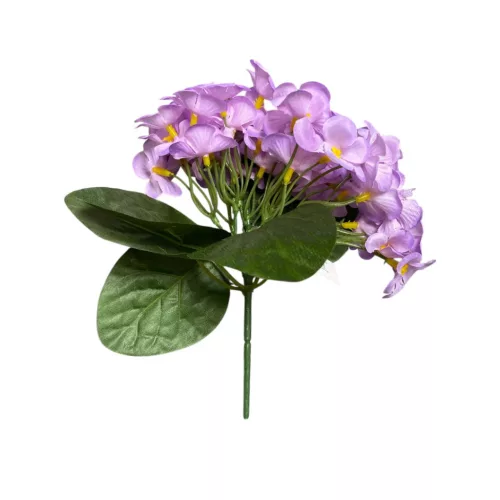 Selyem fokföldibolya csokor 20cm