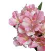 Élethű selyem asztromélia csokor 7 ágú rózsaszín 45cm